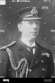 ROYAL NAVY ADMIRAL SIR JAMES EBERLE. PORTSMOUTH 1981 Stockfotografie