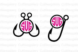 Download Fishing Hook Monogram Graphic By Cutfilesgallery Creative Fabrica Yellowimages Mockups