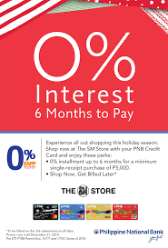 Enjoy 0% interest on installment for up to 6 months for a min. Pnb Credit Cards Home