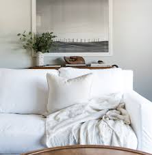 However, when i returned stuff worth over $100 i did not check the amount on the 2 gift cards (which should have been $100+) and. How We Choose White Slipcovered Sofas Room For Tuesday Blog