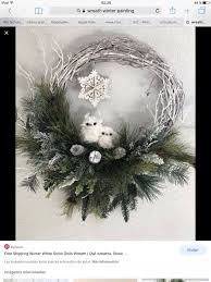 Pin By Virginia Blondeau On Acuarela In 2020 Owl Wreaths Winter Wreath Diy Snow Owl