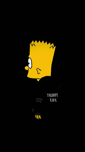 Background wallpaper black homer wallpapers papers simpsons. Funny Bart Simpson Wallpapers Wallpaper Cave