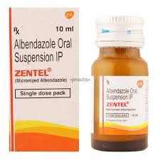 Zentel Suspension Uses Dosage Side Effects Price
