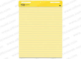 3m post it self stick easel pad 561 25 x 30 inches line ruled 30