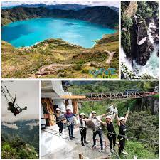 Baños de agua santa es uno de los cantones de la provincia de tungurahua, en la región central de la sierra, de acuerdo al mapa político del ecuador. Laguna De Quilotoa Banos De Agua Santa Vivenow Cuenca