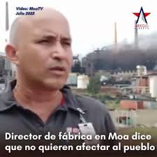 "Nuestra preocupación es tratar de afectar lo menos posible al pueblo.  Lleva tiempo, nos va a coger meses, quizás años", dijo este miércoles  Alexander Garces Rigñak, Director General Empresa de Niquel ...