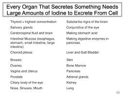 Organs That Need Iodine Iodine Cancer Info Thyroid