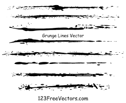 Grunge Lines Vector Illustrator Vector Grunge Illustration
