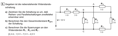 Wie Erkenne Ich Die Reihen Und Parallelschaltungen Im Bild Im Anhang Elektrotechnik Elektro Schaltung