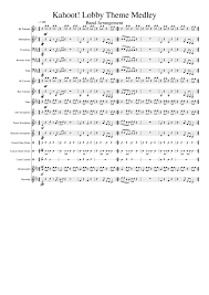 If you would like to create your own music sheet please check the links in side bar for a tutorial, amongst other useful links. Kahoot Lobby Theme Sheet Music For Trumpet In B Flat Trombone Flute Clarinet In B Flat More Instruments Concert Band Musescore Com