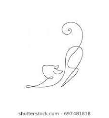 41 Ideas Tattoo Cat Line Tat Cat Tattoo Designs Line Art Tattoos Cat Tattoo Simple