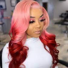 Faded Peachy Hair Colorful Hair Idea For Black Girls Wig Hairstyles Beautiful Hair Color Hair Styles