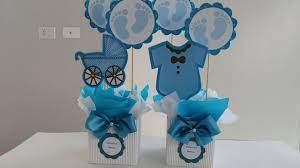 Como Hacer Centro De Mesa Para Baby Shower Centerpiece For Baby Shower Youtub Centro De Mesa Bautismo Centro De Mesa Bautizo Centros De Mesa De Baby Shower