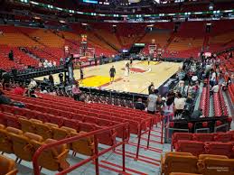 Americanairlines Arena Section 111 Miami Heat