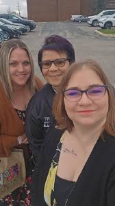 I have to brag in my circle for a second tonight. Today- Tina Zentz Adcock,  Mary Worley, and myself ventured to Chicago to support our girl, Deidre  Thomas… and I know our