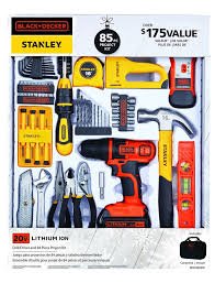 Black And Decker Power Drill Bits Details About Black Decker 20 Volt Max Lithium Ion Cordless Drill With 44 Piece Project Kit Stanley Black And Decker Drill Black Decker