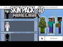 Nueva Skin Pack 4d Para Minecraft Pe 1 5 1 6 Skin Pack Para Mcpe Minecraft Pe Minecraft Minecraft Skin