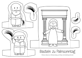 Ausmalbilder Zu Palmsonntag Christliche Perlen