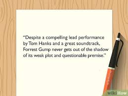 You could also link the title to the subject to show how the title explains the subject matter. How To Write A Movie Review With Sample Reviews Wikihow