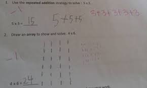 25 questions / 4 times 3 times 5 times animals 4th grade teachers. The Math Question That Has Everyone Puzzled Because 5 5 5 Is Not 15 Daily Mail Online