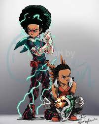 We present you our collection of desktop wallpaper theme: Hero Academia Boondocks Black Cartoon Characters Boondocks Drawings Black Anime Characters