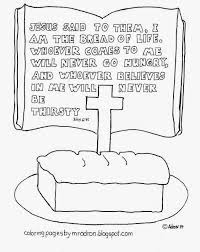 This week the lectionary pointed us to the story of jesus telling the people that he is the bread of life (john 6). Coloring Pages For Kids By Mr Adron I Am The Bread Of Life Free Coloring Page Bible For Kids Sunday School Lessons Bible School
