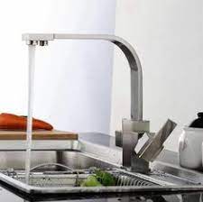 Square Body Flat Tube Nickel Brushed Three Way Drinking Water Kitchen Sink Tap Ta300n Kitchen Sink Taps Kitchen Taps Stylish Kitchen
