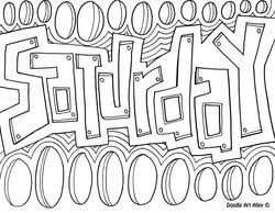 Login to add to favorites. Days Of The Week Coloring Pages Classroom Doodles