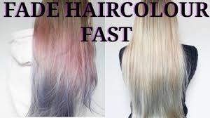 Temporary hair color wax hailicare 4.23 oz wash out hair dye unisex instant hair wax natural washable hair color for men women kids party cosplay date (purple) 3.6 out of 5 stars. How To Fade L Oreal Colorista Hair Colour Fast Youtube