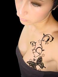 Butterfly Tattoo Design On Chest For Women Awesome Tattoo Design Ideas Chest Tattoos For Women Small Girly Tattoos Chest Tattoo Girl