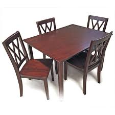 5 Piece Mahogany Dining Set Old Time Pottery Dining Set Home Decor Old Time Pottery