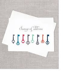 Forward or hold your mail. Pin By Susan Leroy On Cards Key Themed Change Of Address Cards New Home Cards Address Card