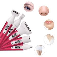 5 In 1 Women Epilator Female Eyebrow Trimmer Lady Shaver For Hair Removal Shaving Machine Face Depilador Bikini Depilatory P40 Alsupersales Lady Shavers Shaving Machine Epilator