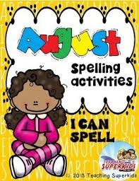 Back To School Spelling Activities Spelling Activities Spelling Words List Teaching Superkids