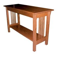 Amish Prairie Mission Sofa Table Sofa Table Mission Style Furniture Oak Console Table