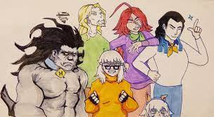 Watch premium and official videos free online. A Commission My Friend Wanted His Favorite Characters As The Scooby Gang We Have Herc As Scooby Vlad As Shaggy Berserker Of El Dorito As Velma Drake As Daphne Telsa As Fred