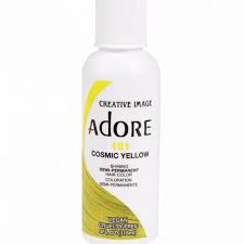 The adore hair colors are exactly what i was looking for. Onebeautyworld Com Adore Semi Permanent Hair Color 161 Cosmic Yellow 4 Oz