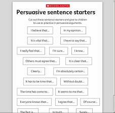 Argumentative Essay Transition Words Pdf Elegant Persuasive Sentence Starters Pdf Transition Words For Essays Transition Words Essay Transitions