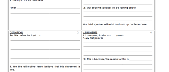 A debate is an essential academic task assigned to most primary primary students should follow a simple debate structure that includes the following period. Speech Structure Templates Debating Sa Incorporated