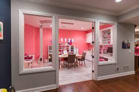 Wanna try something new in this cheerful day? 75 Beautiful Craft Room With Pink Walls Pictures Ideas August 2021 Houzz