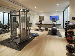 Designer Home On Sunset Strip Gym Room At Home Home Gym Design Home Gym Decor