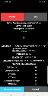 Purple prison is firmly the most popular prison server in minecraft. Server Status For Minecraft For Android Apk Download