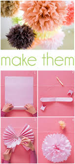 39 Easy Diy Party Decorations Cheap Party Decorations Tissue Paper Pom Poms Diy Party Decorations