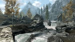 Skyrim Ivarstead Hd Desktop Wallpaper Widescreen High Definition Fullscreen