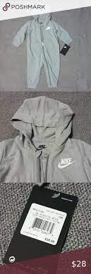 Nike Jumpsuit Hooded One Piece Sz 12 Mos Nike Jumpsuit 12 Mo Nike