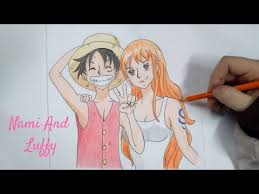 Nami And Luffy Fanart One Piece Youtube