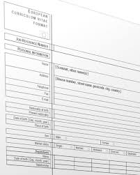 Europass cv format in word. Europass Resume Template Templates At Allbusinesstemplates Com