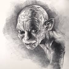 Art By Luke Bennett Original Art And Commissions Gollum Pencil Sketch With tenor, maker of gif keyboard, add popular smeagol animated gifs to your conversations. gollum pencil sketch