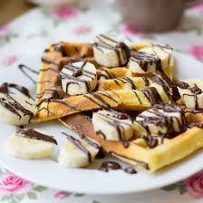 Gaufres Express Chocolat Banane Recette Gaufres Recette Gaufre Gaufre Sucre