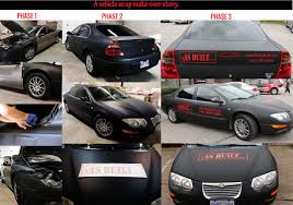 A full job won't dip below 2 grand, but neither does a quality paint job. Cheaper Than A Good Paint Job Matte Black Vehicle Wrap With Red Decals Looks Awesome Car Wrap Car Graphics Cool Paintings